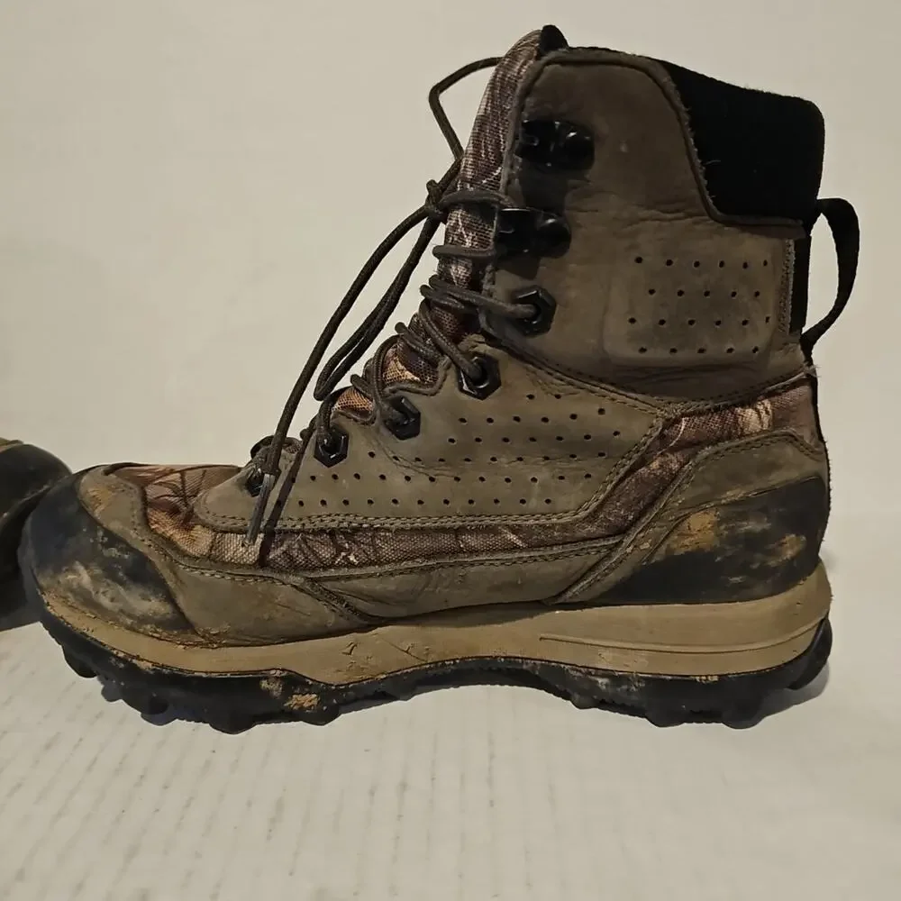 Under Armour Speed Freek Bozeman 2.0 Womens Hunting Boots Camo Size 7 Waterproof